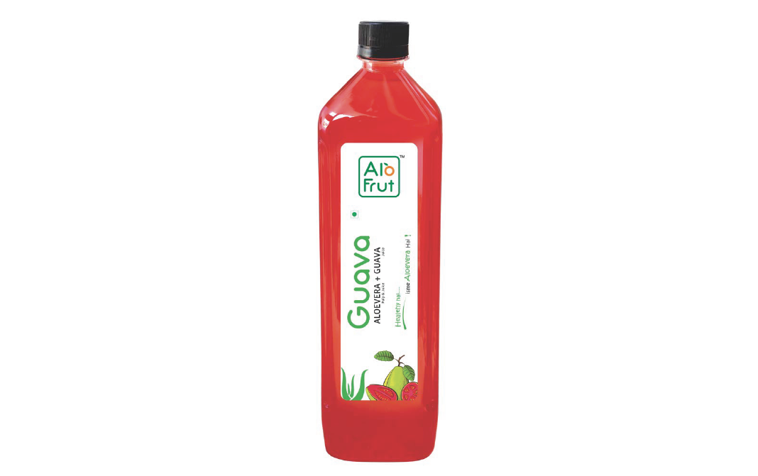 AloFrut Guava Aloevera + Guava Juice   Plastic Bottle  1 litre